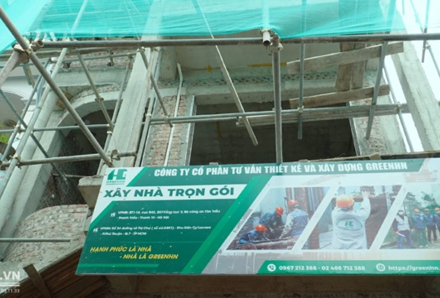 Chi tiết thi công phần thô