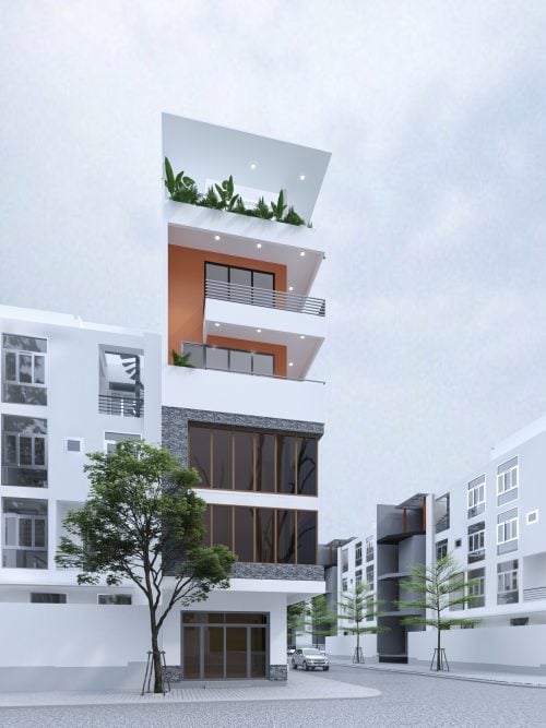 Thiết kế nhà ở phong cách Hiện Đại- Anh Huy