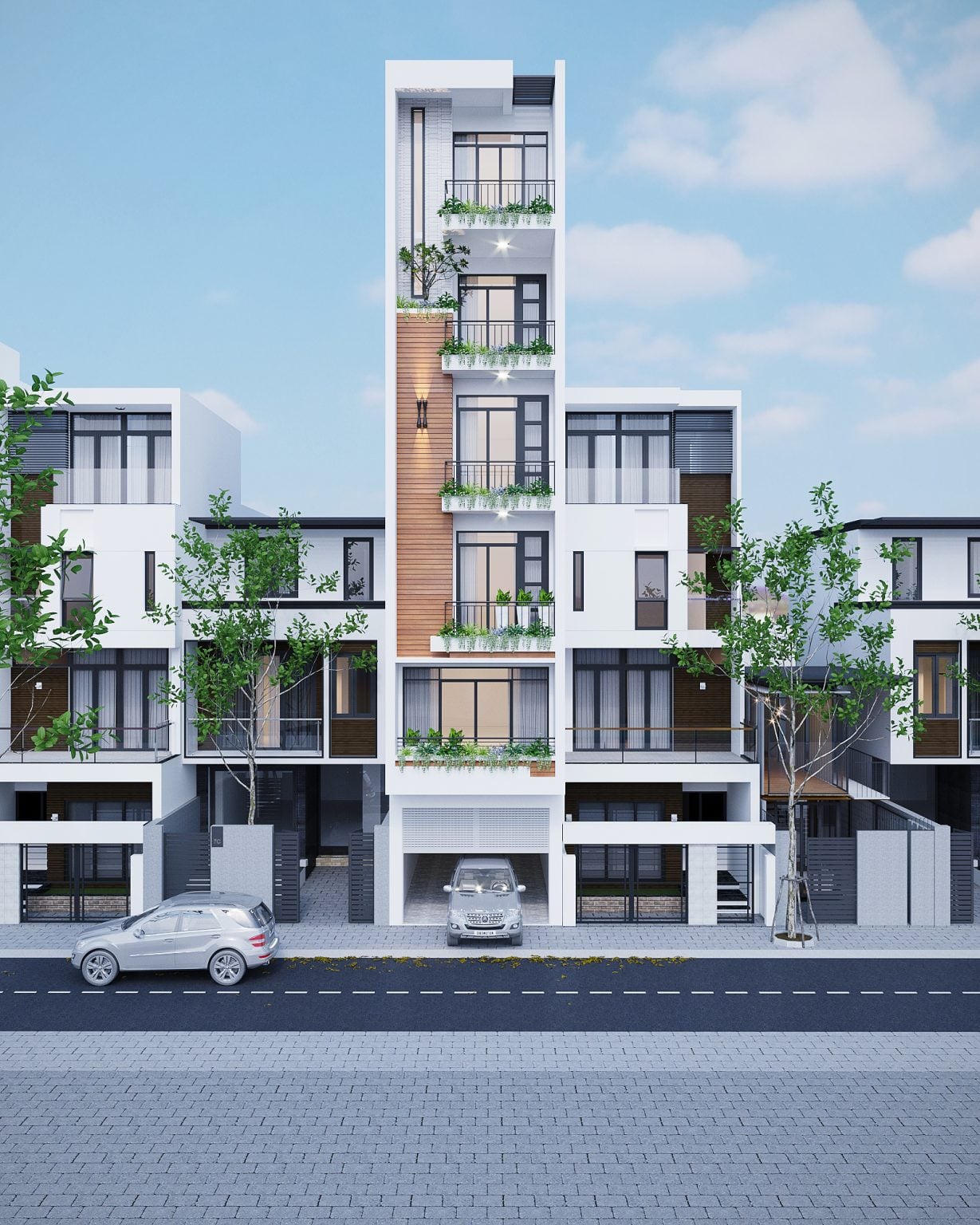 Thiết kế nhà ở phong cách Hiện Đại ( CĐT : Anh Phong - Hà nội )