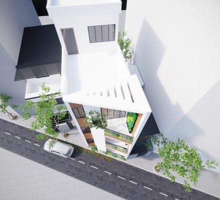 Thiết kế nhà phố phong cách Hiện Đại ( CĐT : Anh Dũng - Hà nội )