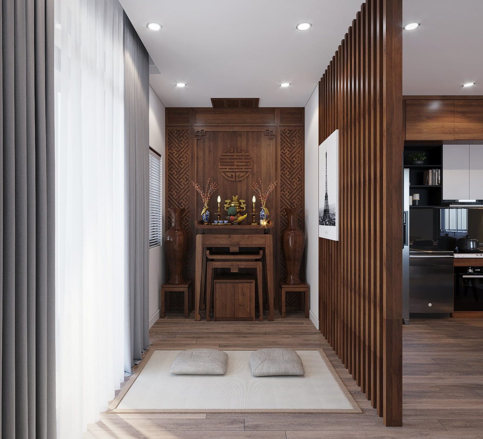 Thiết kế nội thất hiện đại nhà anh Phong ( CĐT : Anh Phong - Hà Nội )