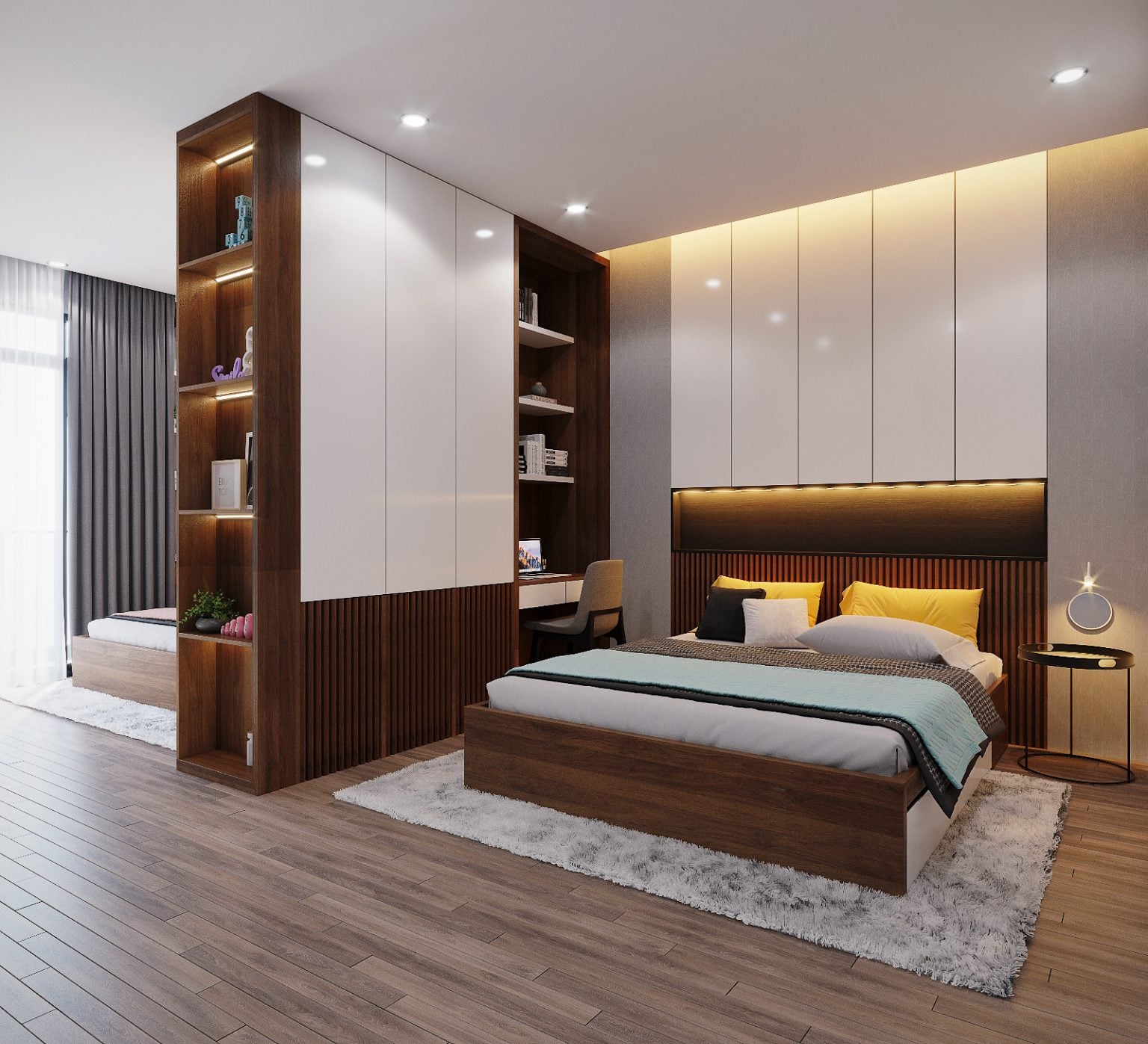 Thiết kế nội thất hiện đại nhà anh Phong ( CĐT : Anh Phong - Hà Nội )