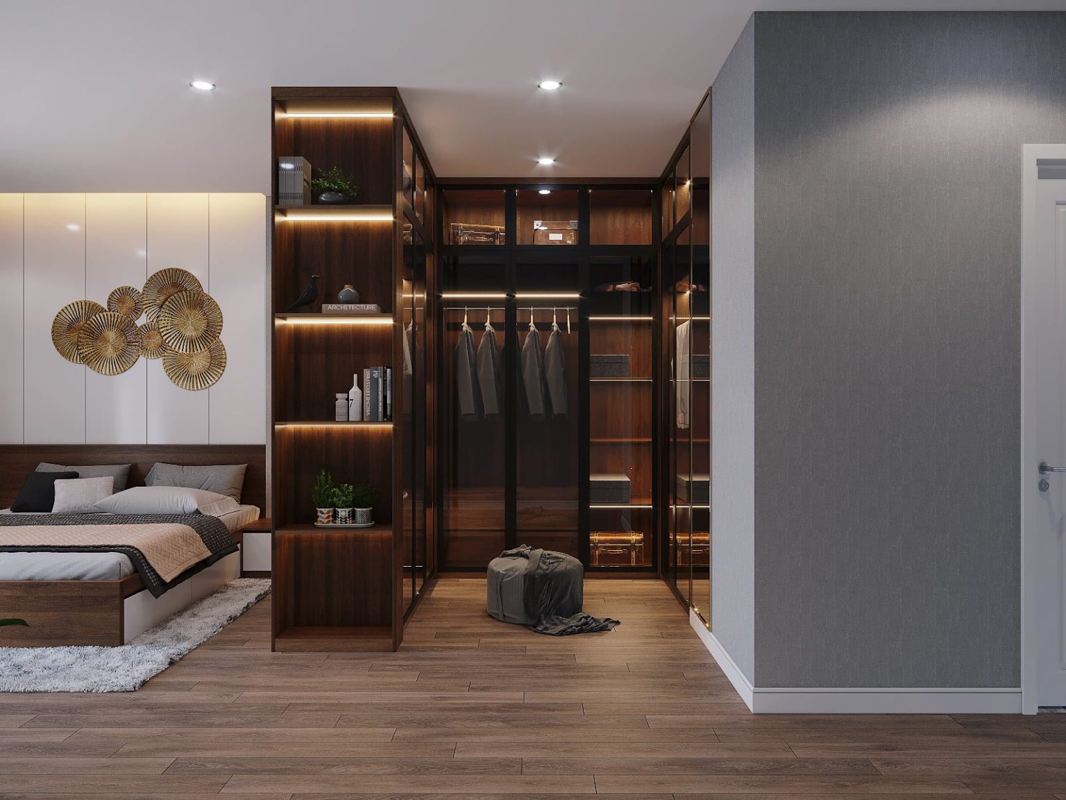 Thiết kế nội thất hiện đại nhà anh Phong ( CĐT : Anh Phong - Hà Nội )