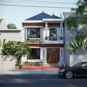 Nhà phố phong cách Hiện Đại - Anh Tân