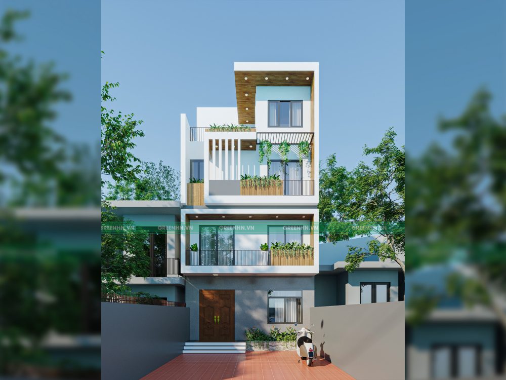 Nhà phố phong cách hiện đại