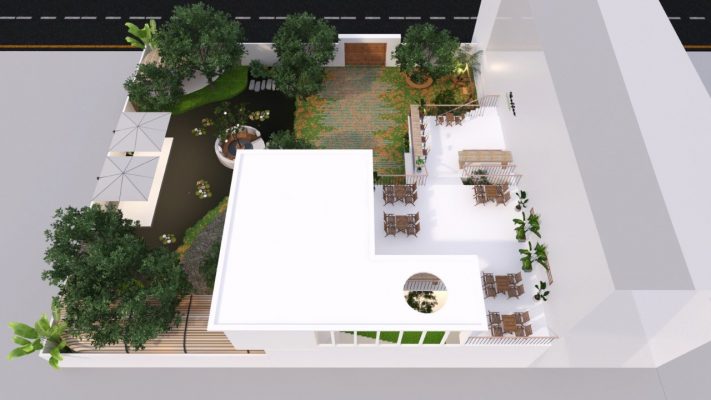 Thiết kế quán cà phê- anh Đức