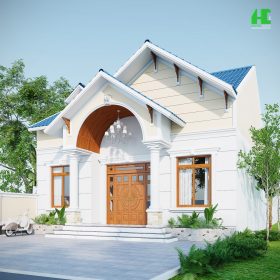 Nhà anh Cường- Nhà cấp 4 mái thái