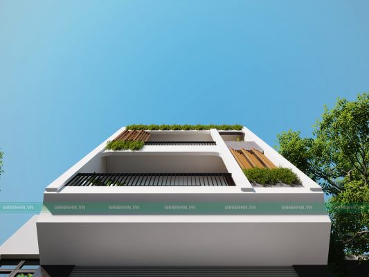 Nhà chị Phương- Phong cách nhà phố hiện đại
