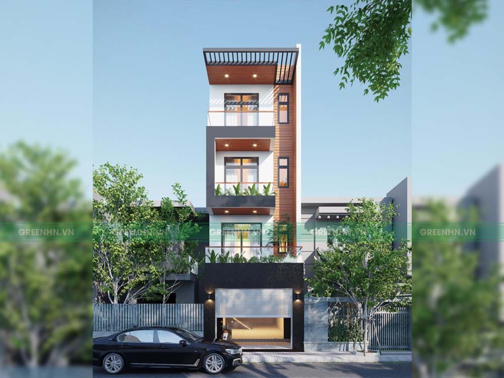 Thiết kế nhà ở phong cách Hiện Đại (CĐT: Chú Điều - Hà Nội)