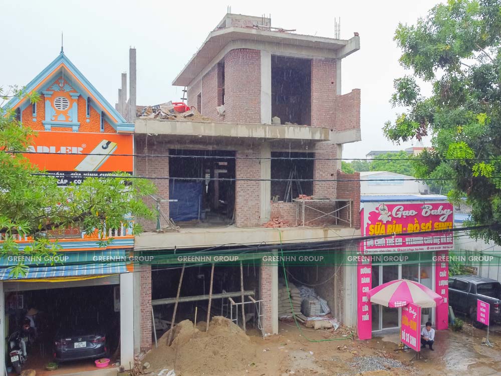 Xây nhà trọn gói phần thô (CĐT: Anh Huy - Thái Nguyên)