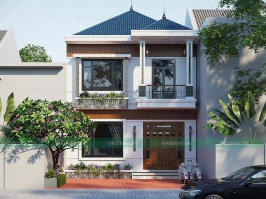 Thiết kế nhà phố phong cách hiện đại (Chủ đầu tư: Anh Tân - Hà Nội)