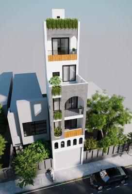 nhà Anh Minh - nhà phố phong cách hiện đại