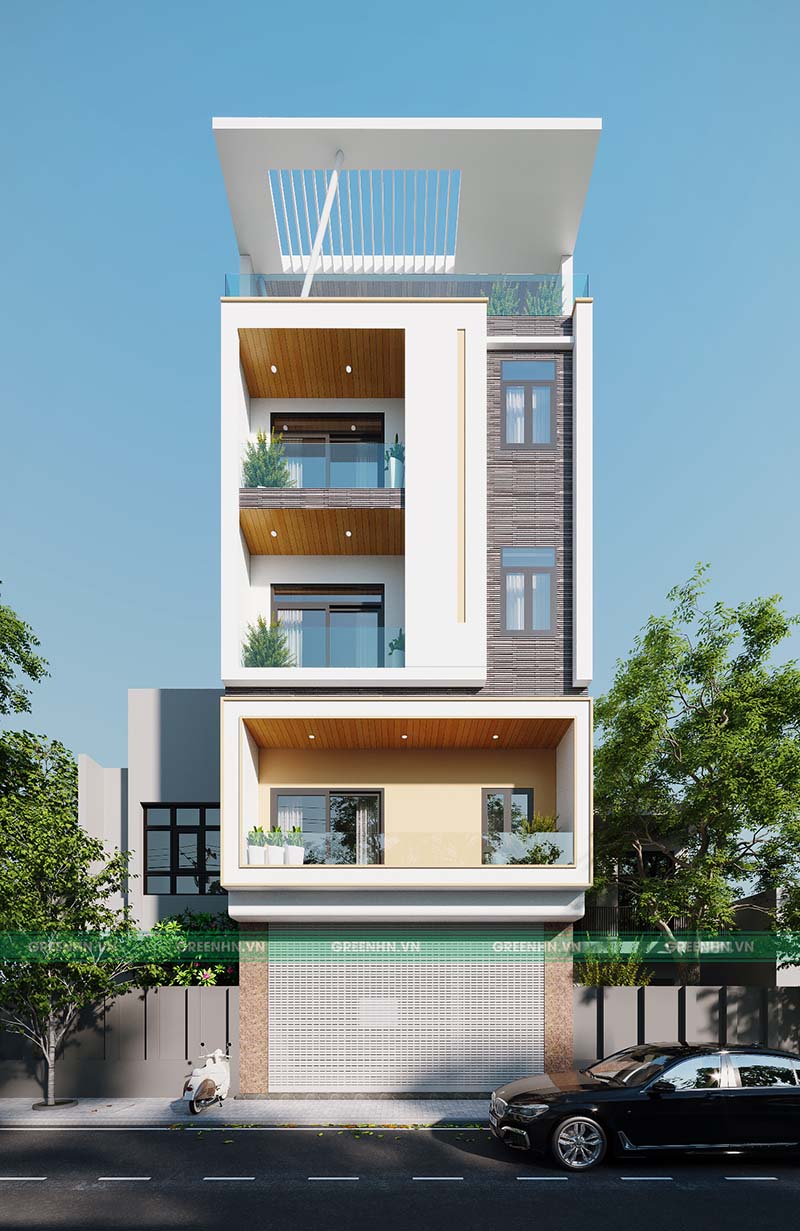 dự án thiết kế nhà phố tại Bắc Giang