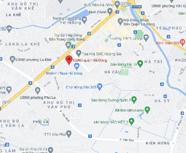 địa chỉ Ủy ban nhân dân quận Hà Đông
