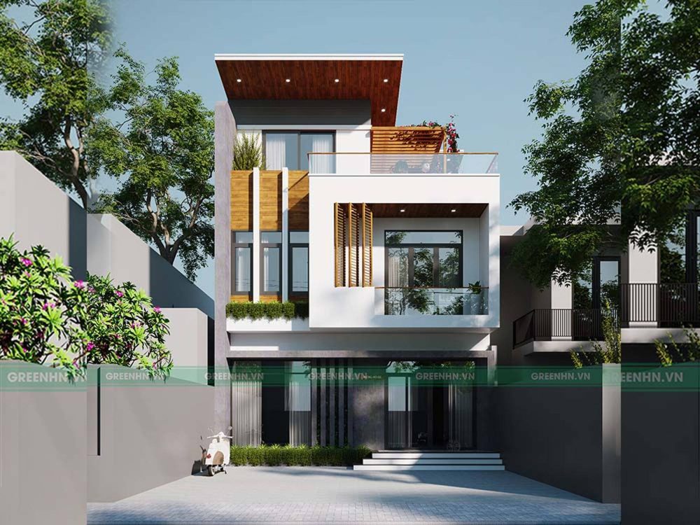 Nhà phố phong cách hiện đại