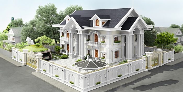 Có nên xây nhà có 2 cổng hay không?