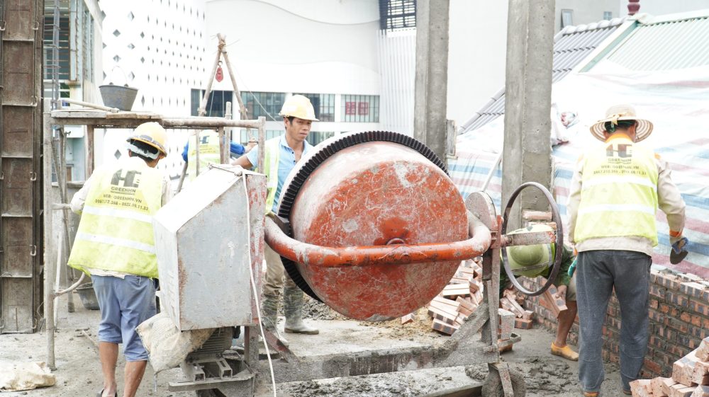 Hình ảnh GreenHN thi công xây nhà tại Hà Đông 3