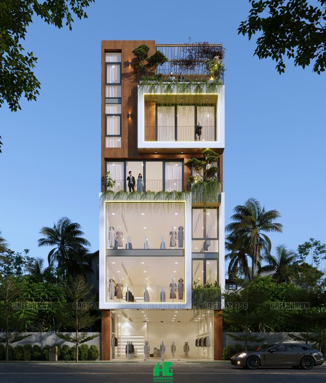 Thiết kế nhà phố tại Hà Đông