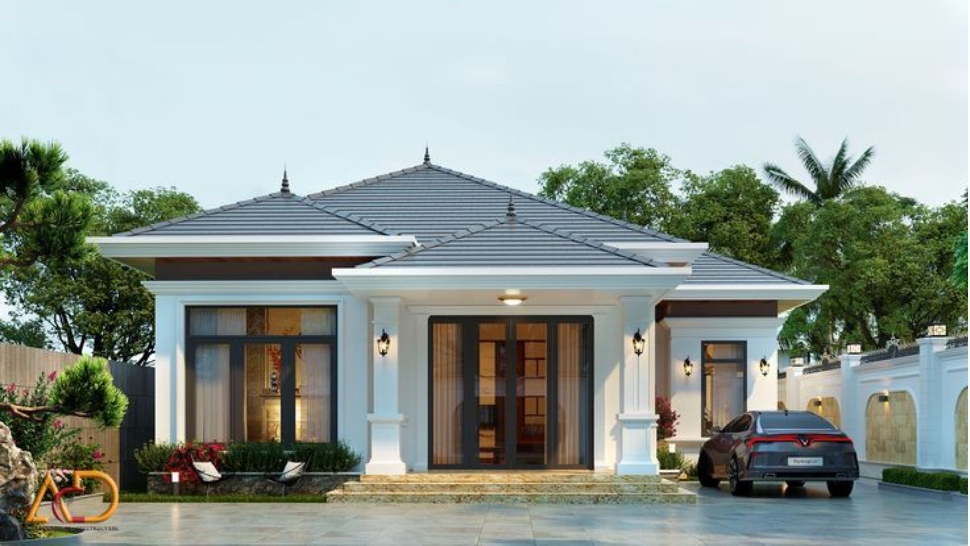 Nhà cấp 4 mái Nhật