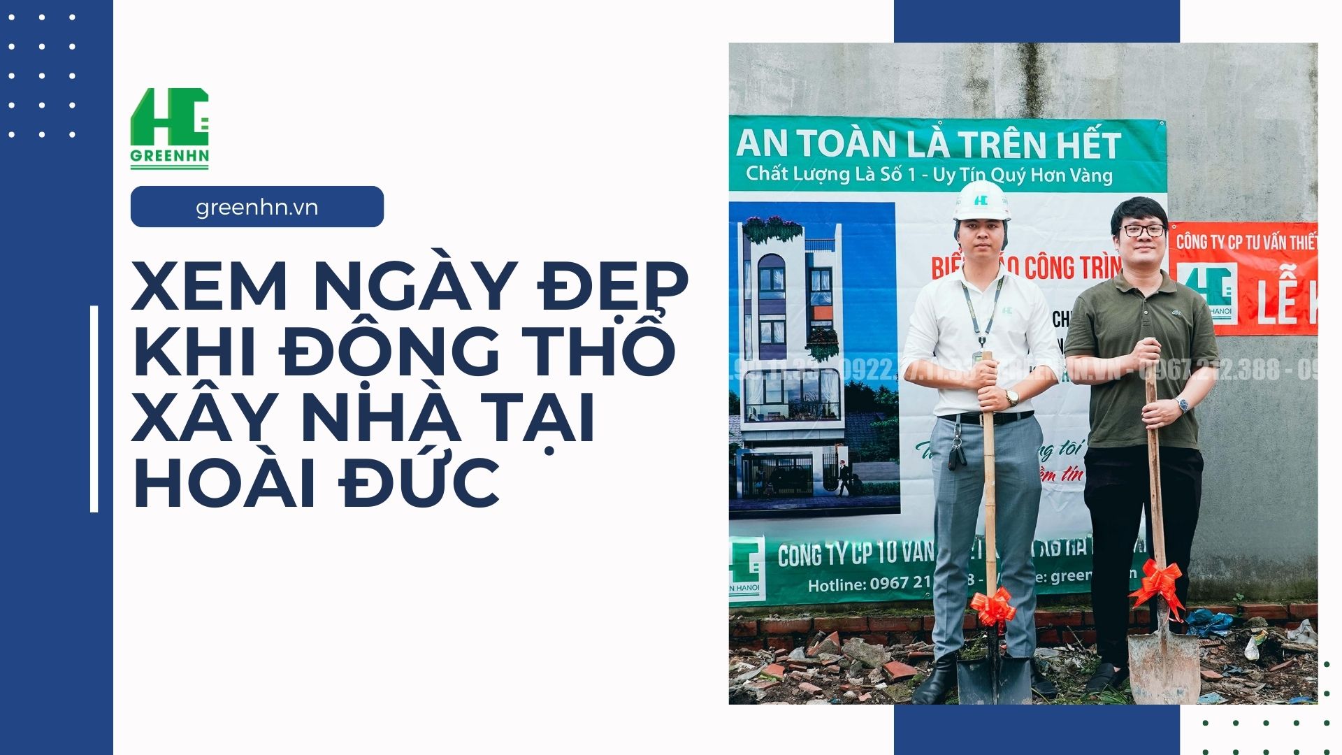 Xem ngày đẹp khi động thổ xây nhà tại Hoài Đức