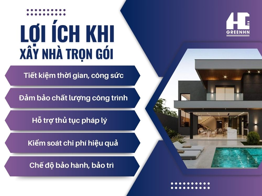 Lợi ích khi xây nhà trọn gói tại huyện Phúc Thọ