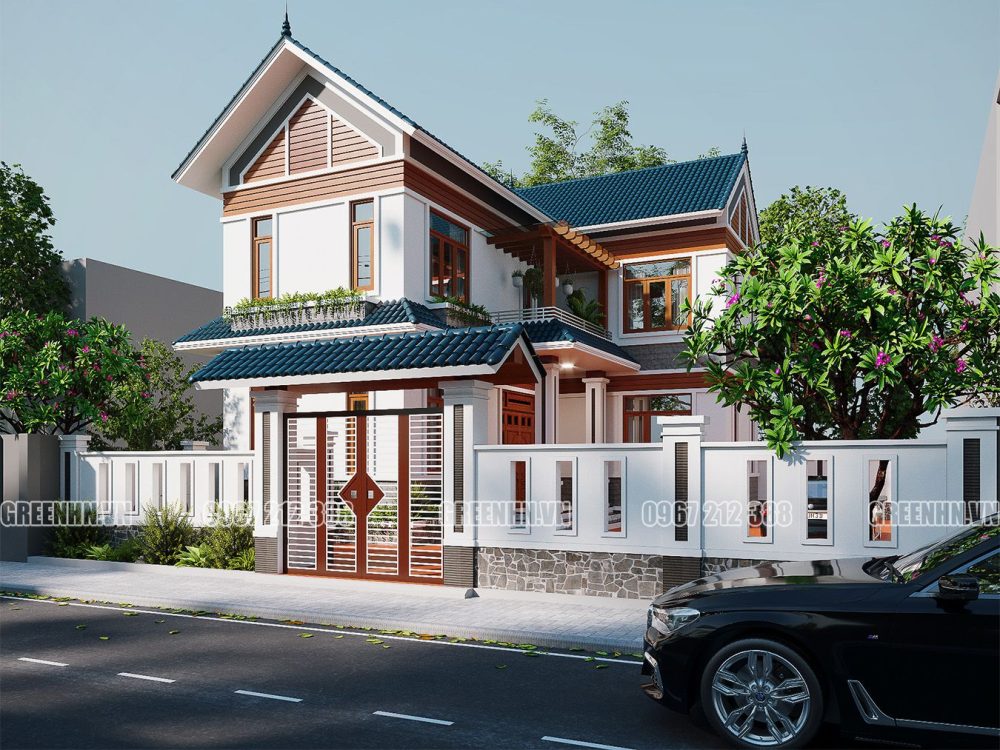 Nhà 2 tầng mái Thái