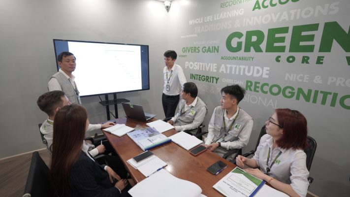 Hình ảnh họp chiến lược của ban lãnh đạo GreenHN