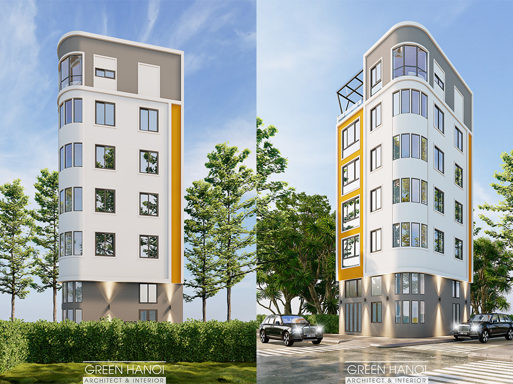 Chung cư mini 70m2 thiết kế hiện đại với gam màu sáng