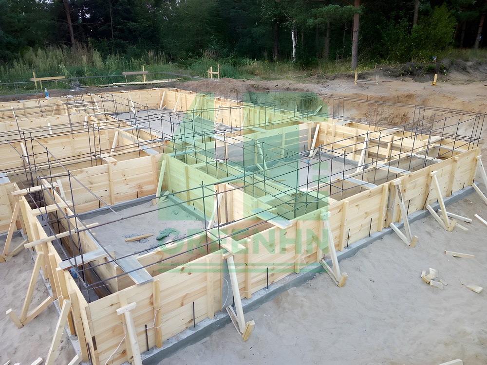 Những lưu ý khi thi công móng băng