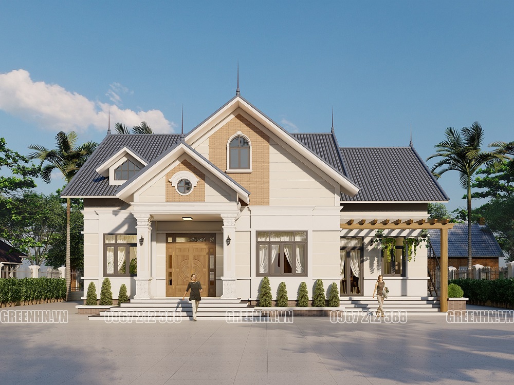 Mẫu thiết kế nhà cấp 4 mái Thái được ưa chuộng