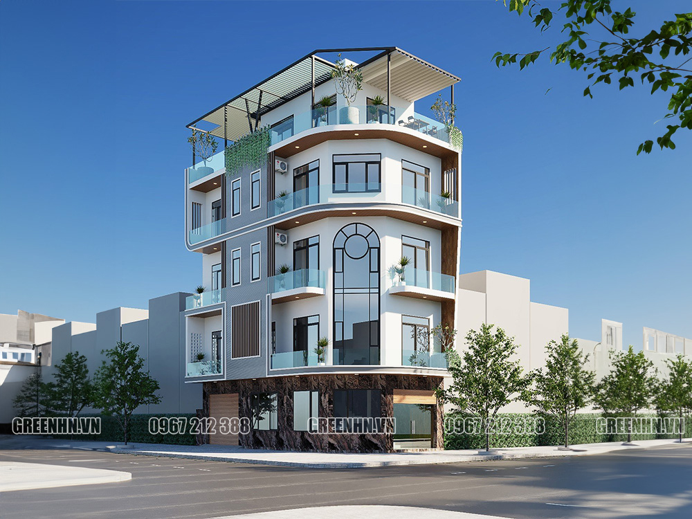 Ngoại thất nhà anh Bình Sóc Sơn 4