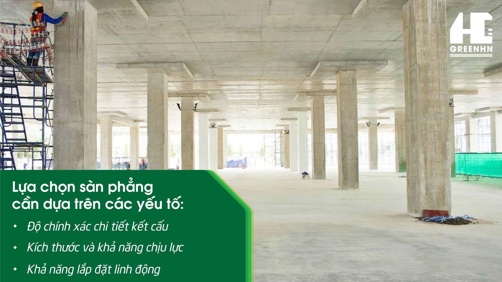 Lựa chọn sàn phẳng