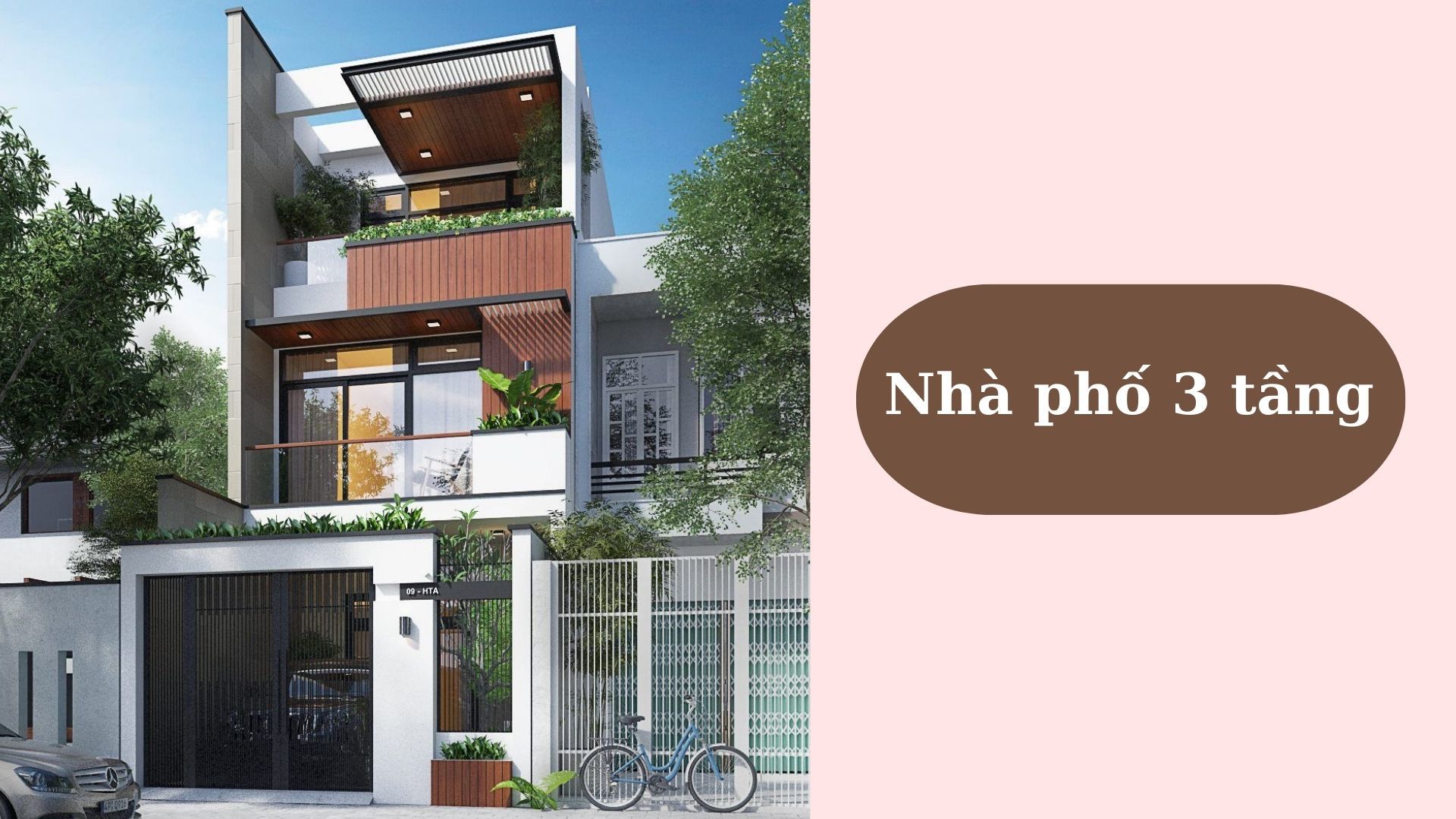 Nhà phố 3 tầng