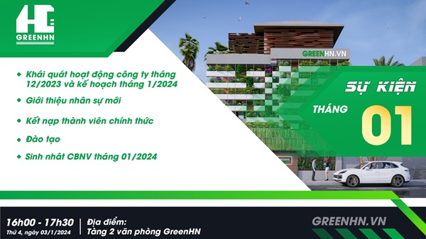 GreenHN và tâm thế sẵn sàng bứt phá trong sự kiện đầu tiên của năm 2024 