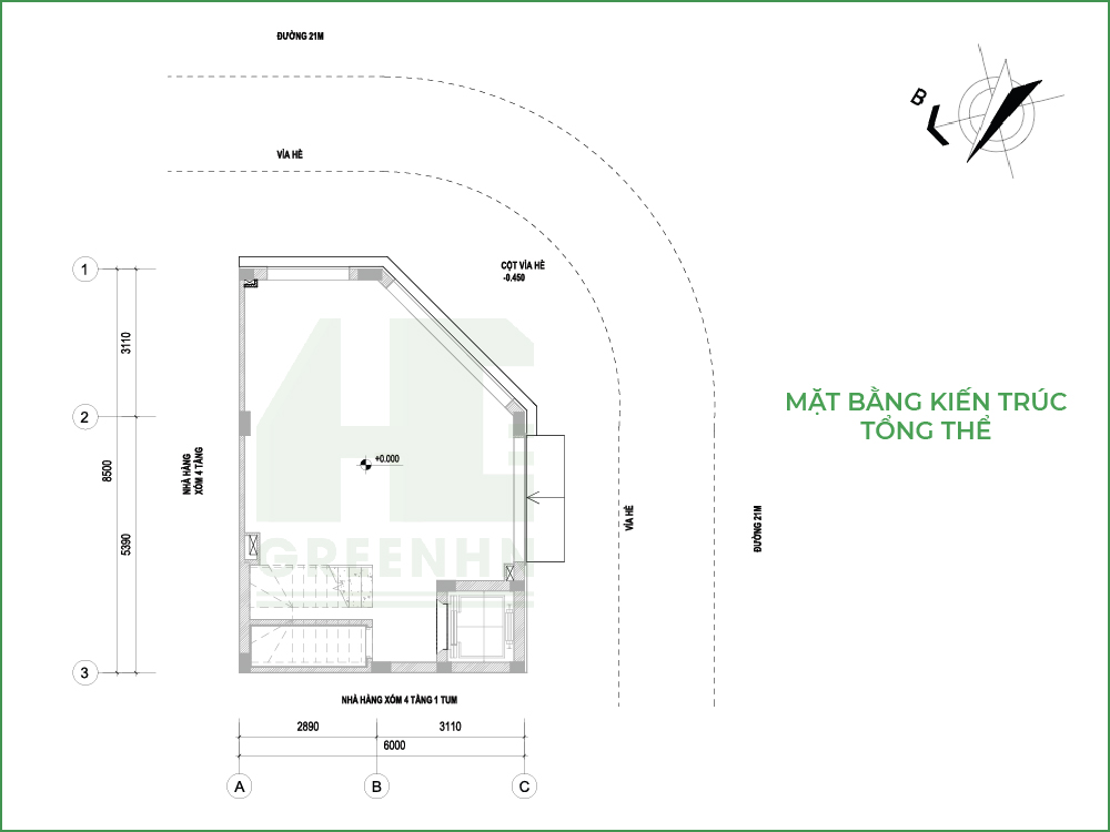 Mặt bằng tổng thể anh Tiến Hải Dương