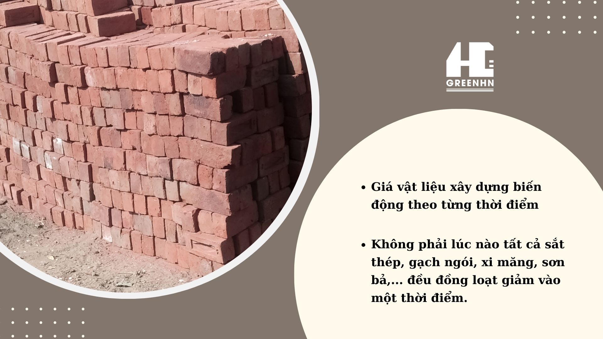 Thời điểm xây nhà phù hợp