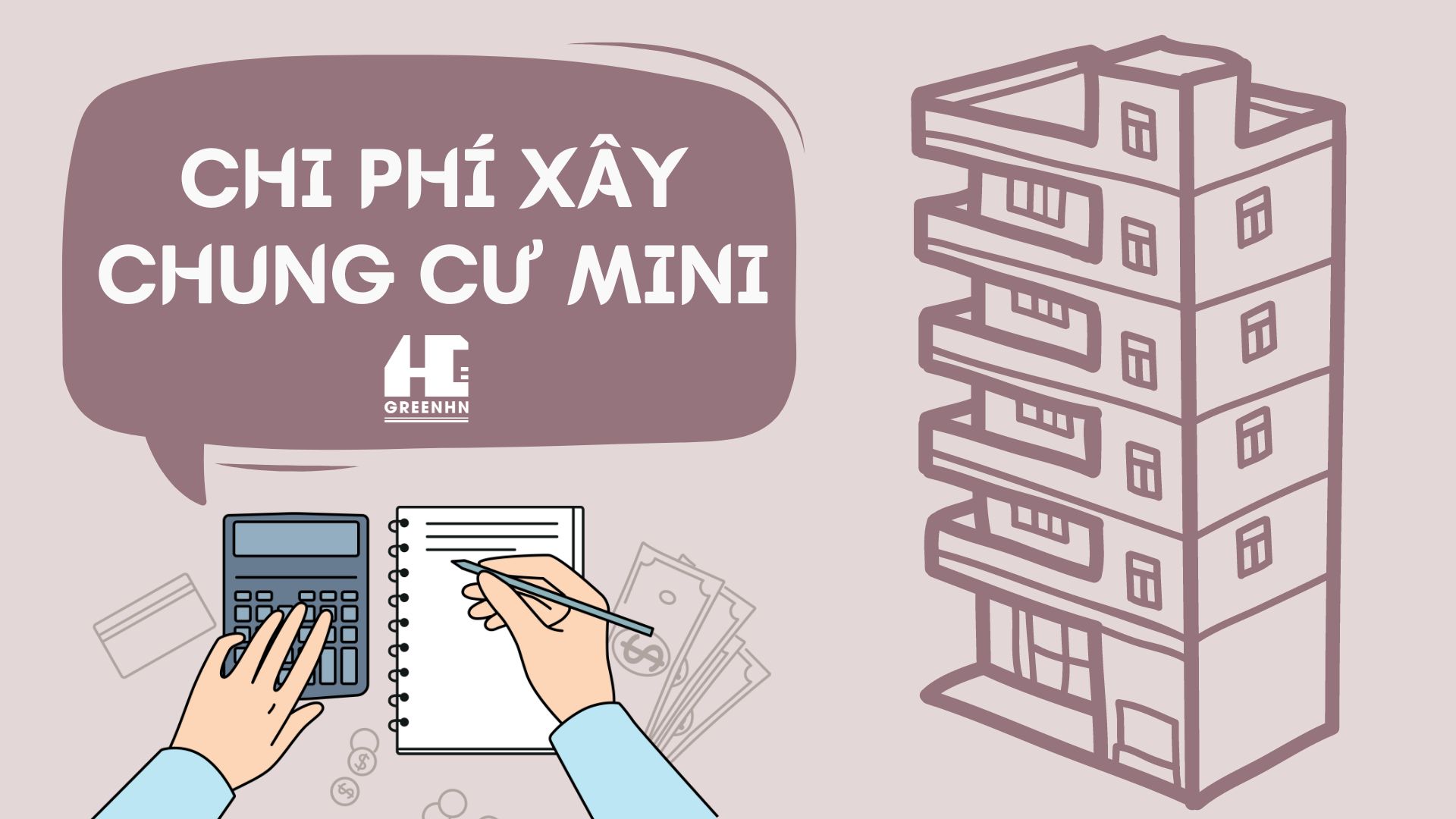 Dự toán chi phí xây chung cư mini 200m2