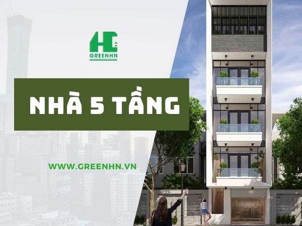 Bắt kịp xu hướng với 20+ mẫu thiết kế nhà 5 tầng cực ấn tượng