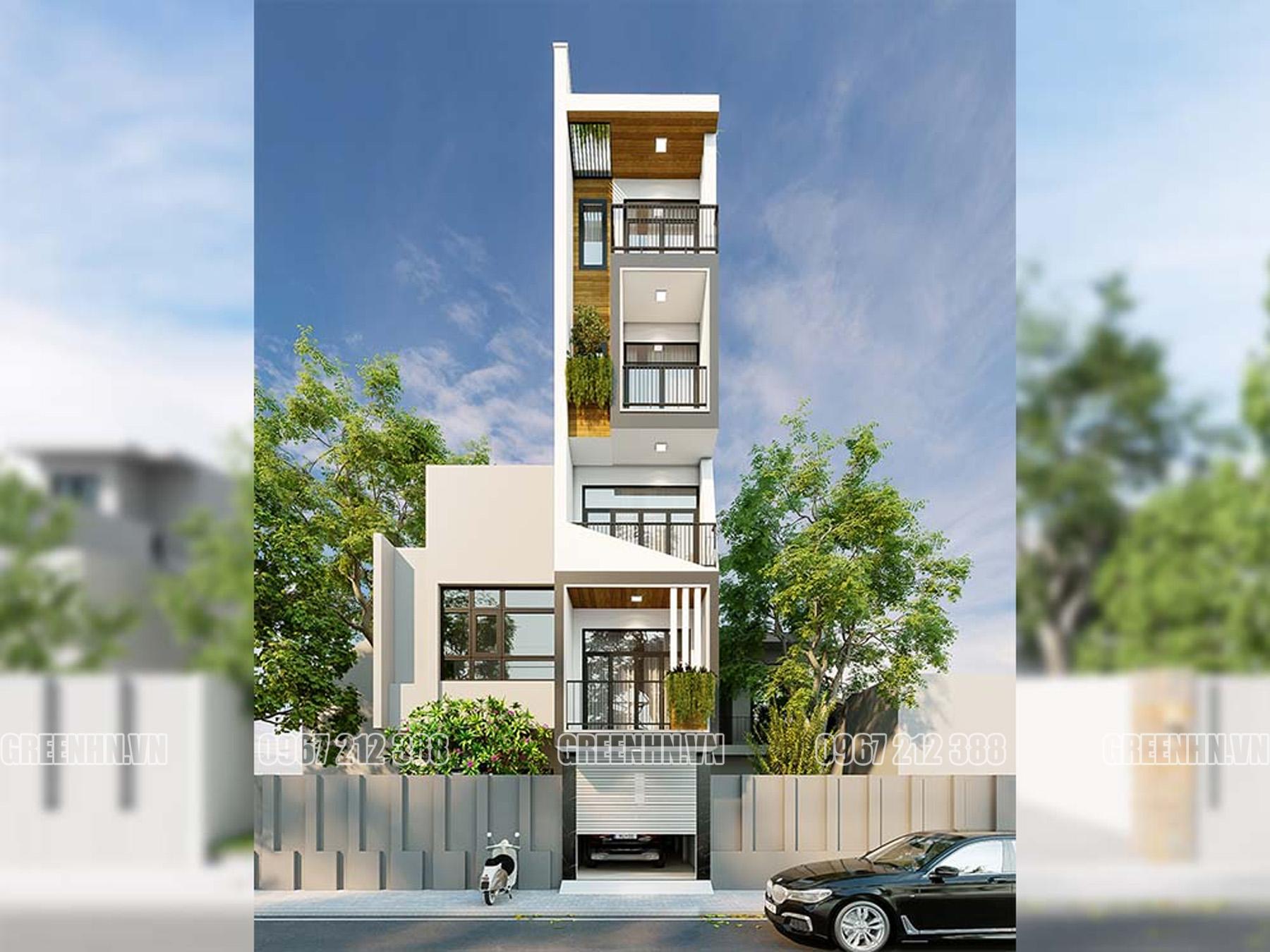 Nhà 5 tầng hiện đại