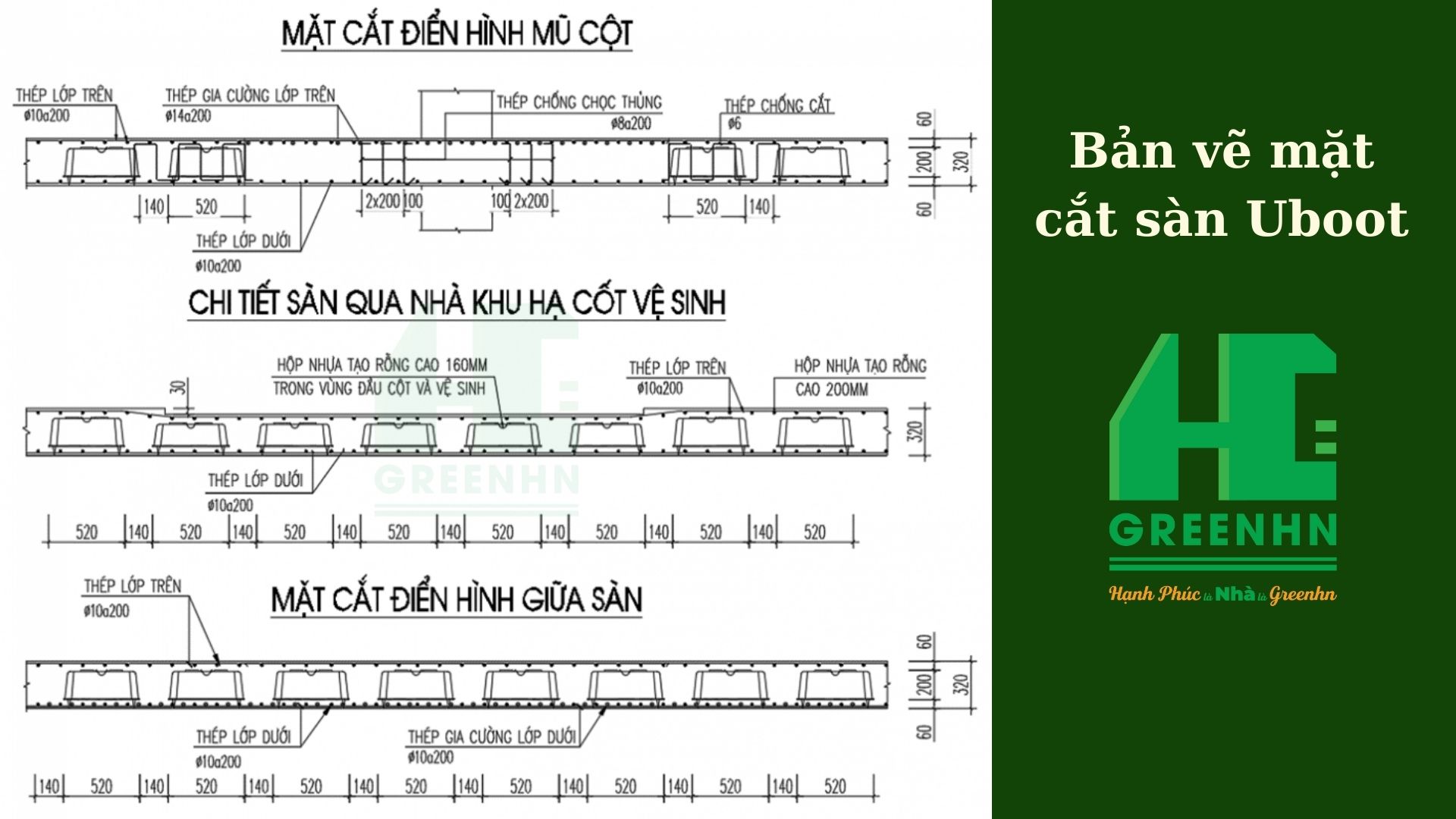 Bản vẽ sàn Uboot