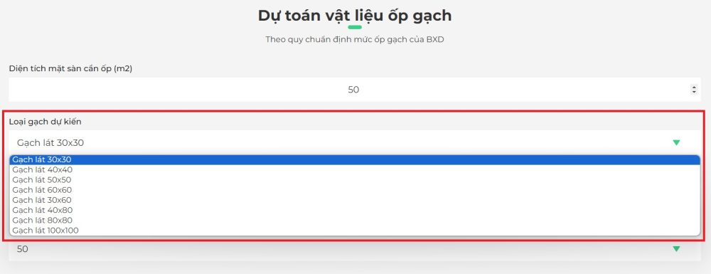 Chọn loại gạch ốp