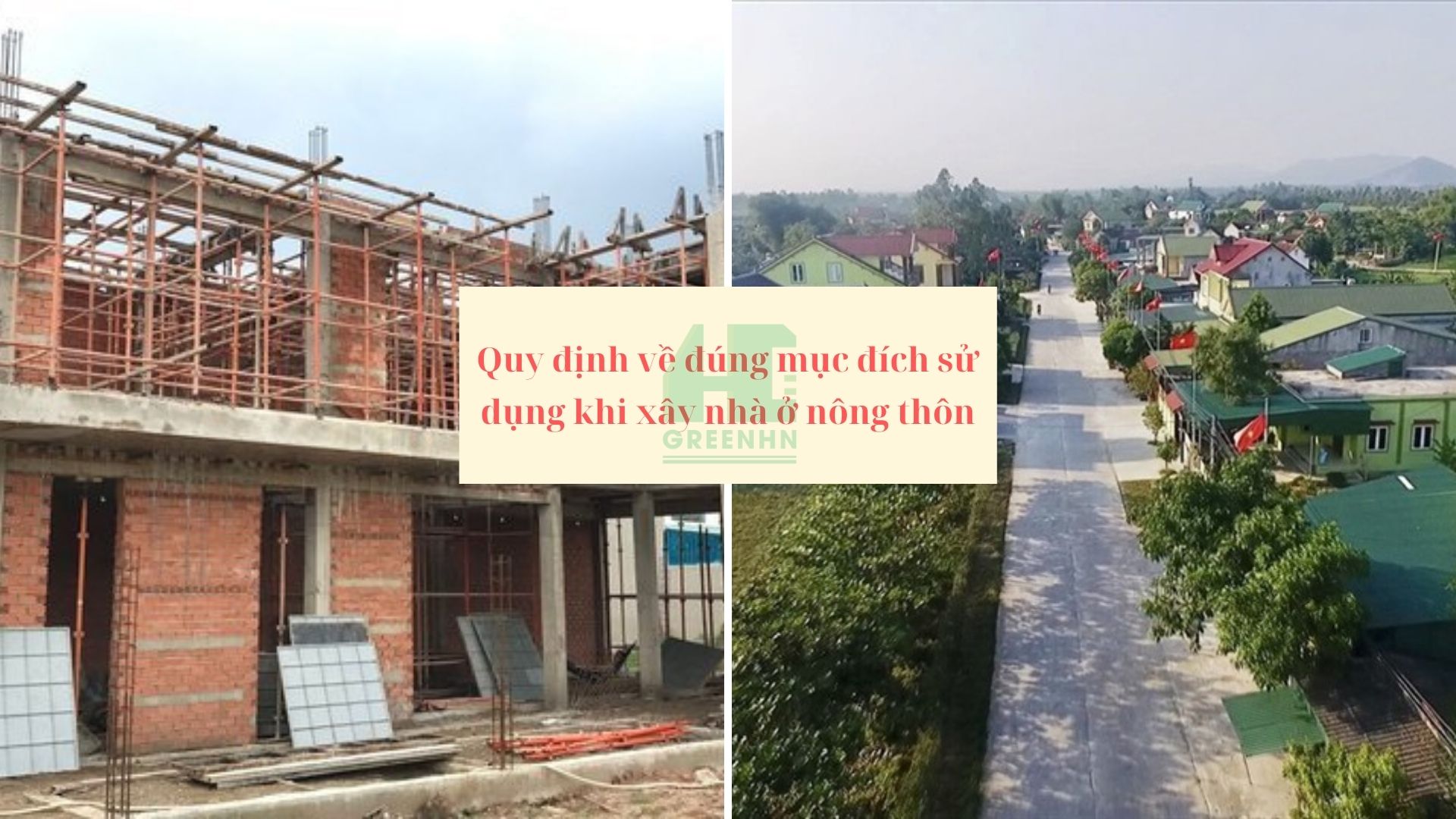 Xây nhà tại nông thôn