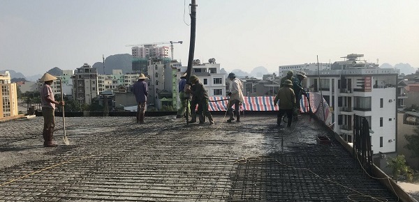 Thi công lớp thép sàn Span