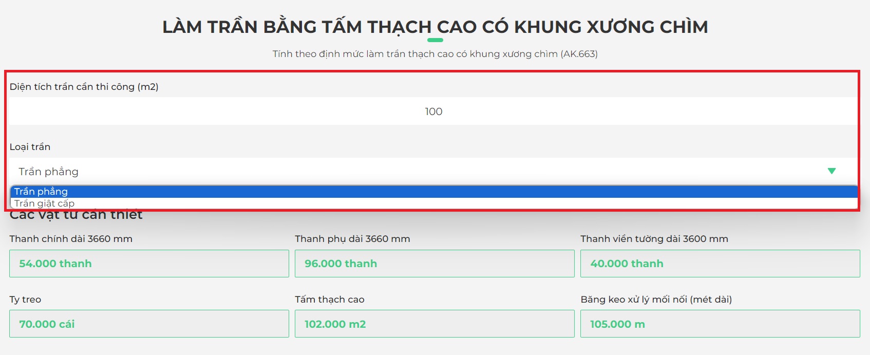 Thi công trần thạch cao