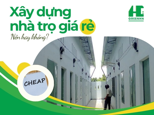 Rủi ro khi xây nhà trọ cho thuê giá rẻ mà không chú trọng chất lượng