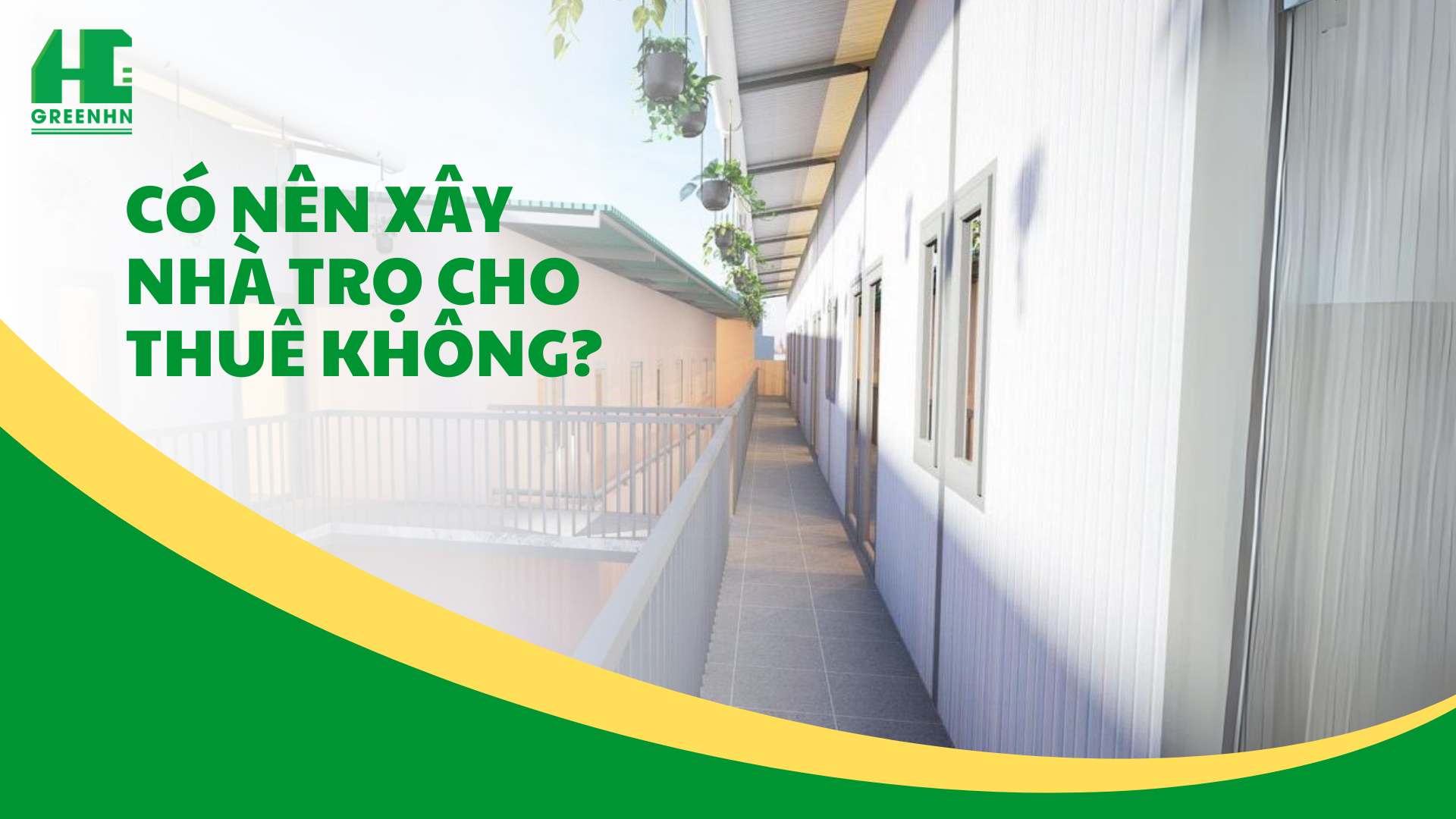 Có nên xây nhà trọ cho thuê
