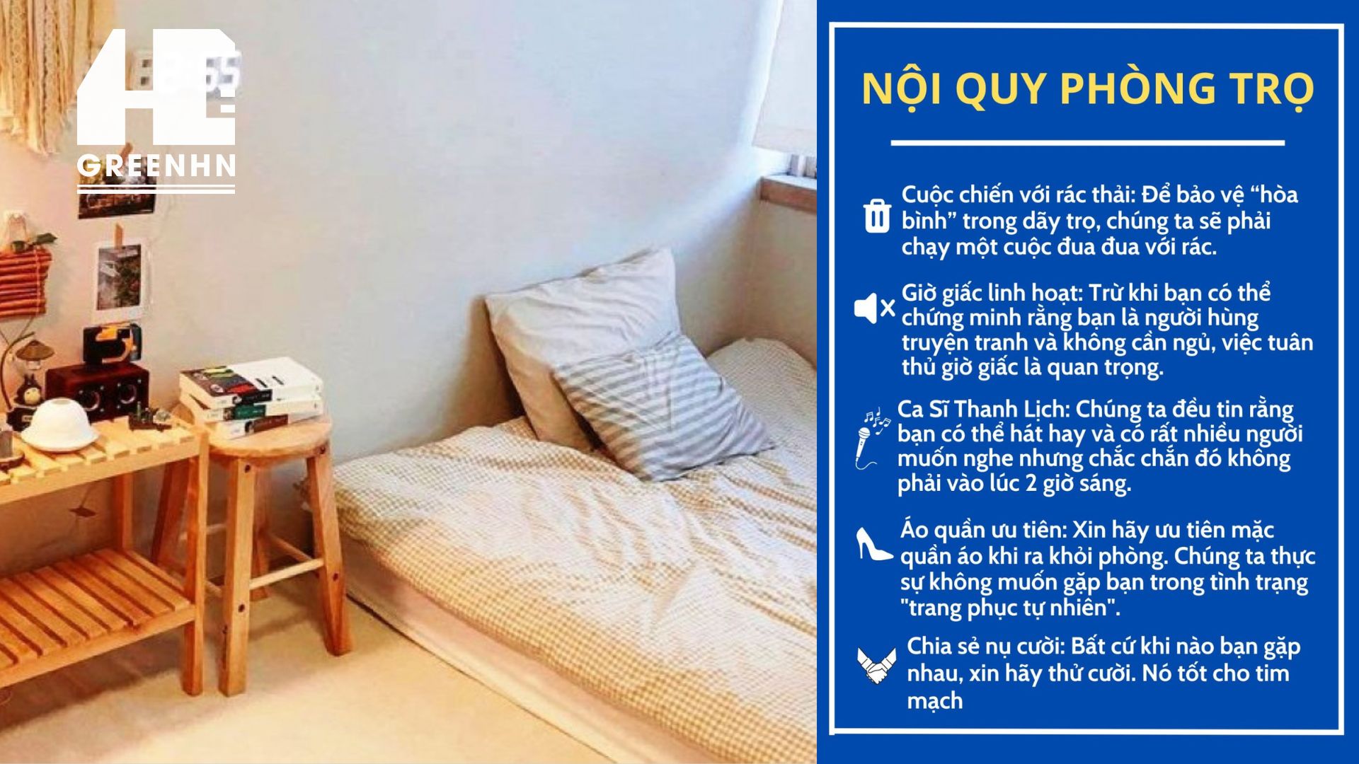 Niêm yết nội quy chung cư mini tại nơi dễ nhìn thấy