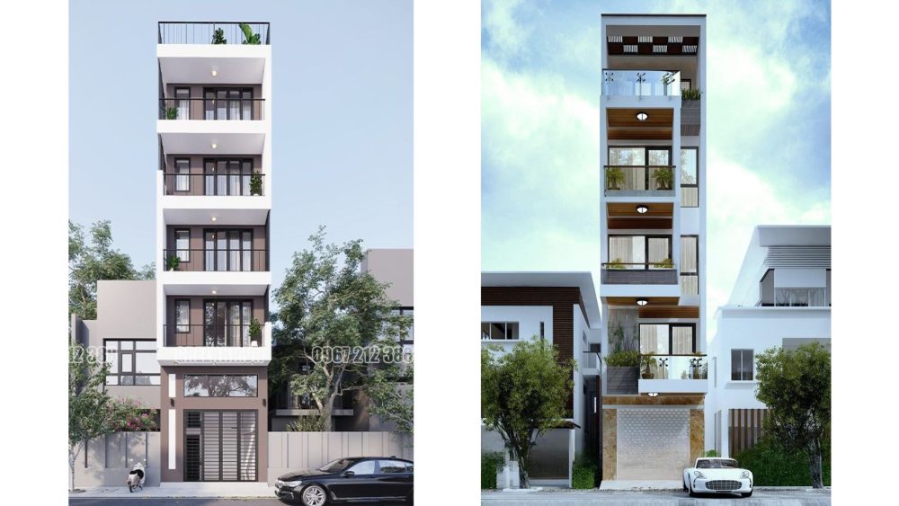 Xây chung cư mini 50m2 phong cách hiện đại