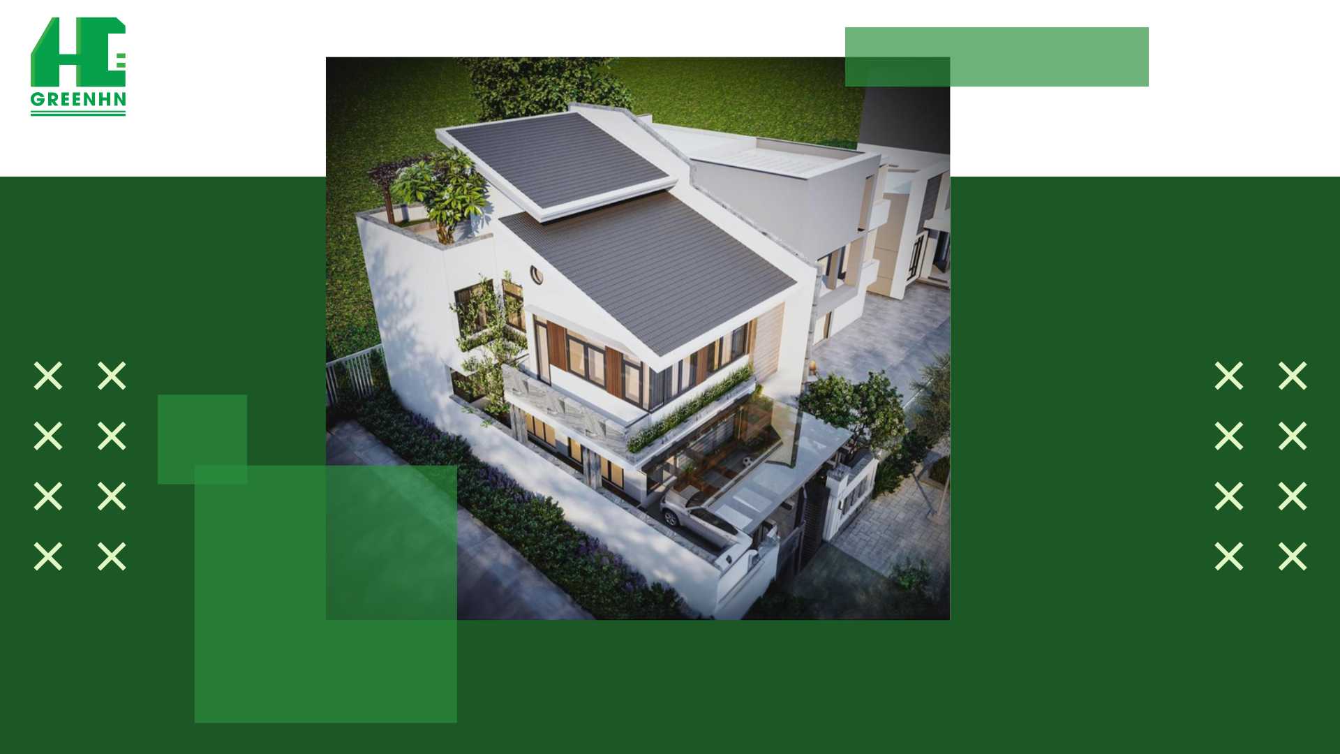 Thiết kế nhà trên đất hình thang