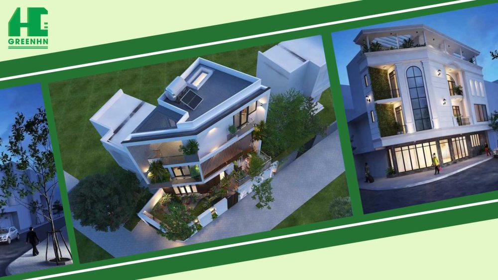 Thiết kế nhà phố trên đất hình thang
